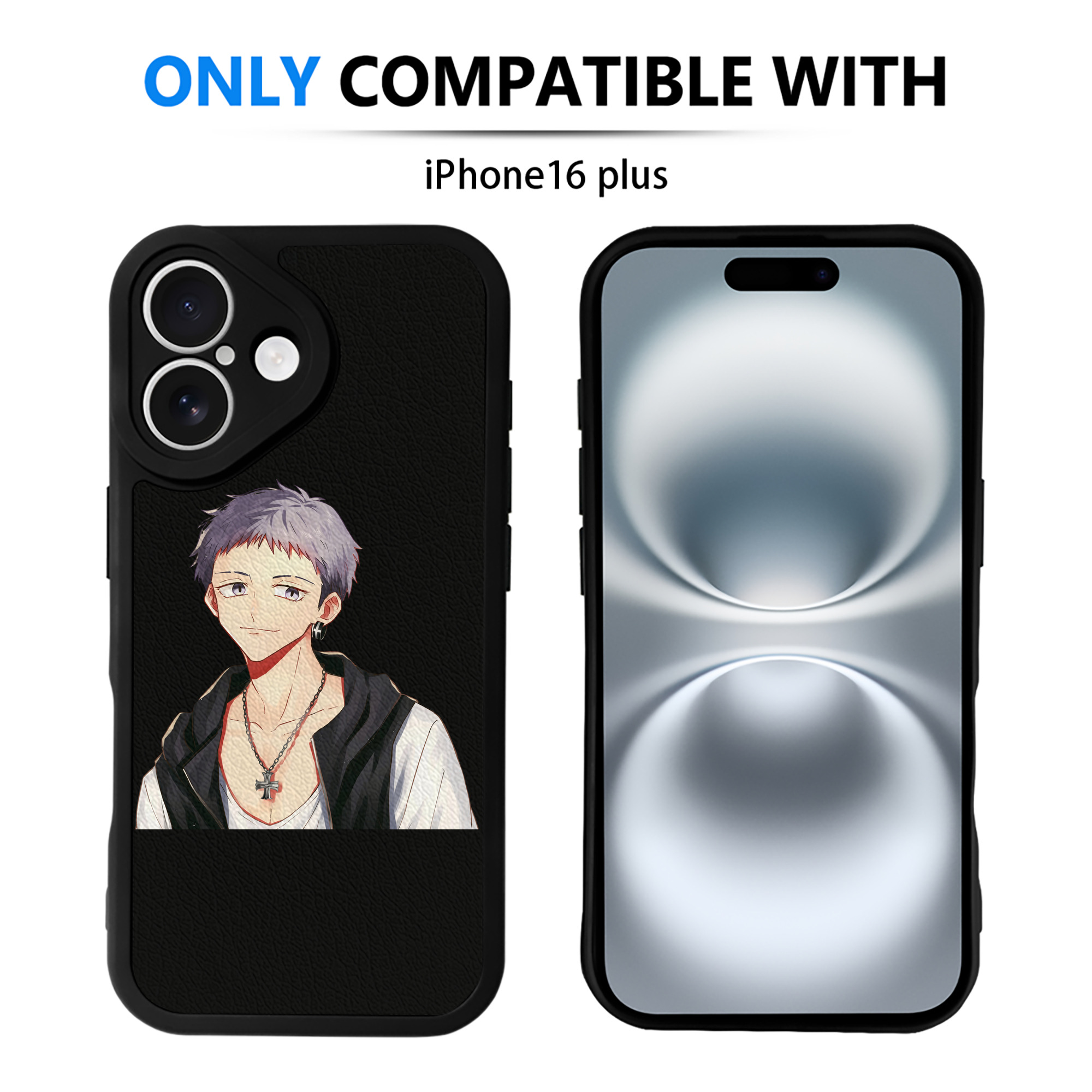 （画像用） 東京リベンジャーズ Tokyo Revengers 【iPhone 16シリーズ対応】シリコンスマホケース（レザー調） 材質：シリコン